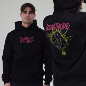 WI Beast Mode Hoodie Front & Back